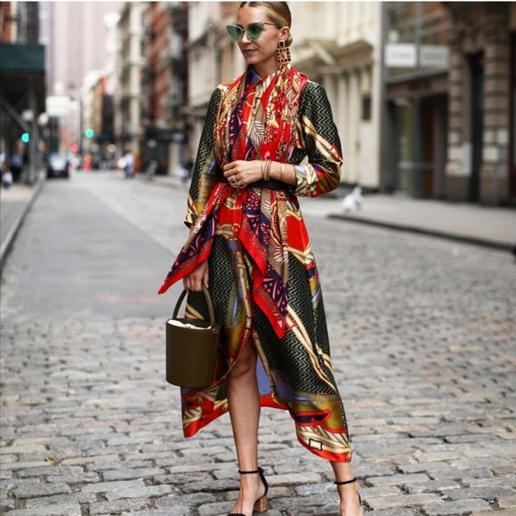 Zara Dresses Zara Print Dress With Tie Belt Poshmark